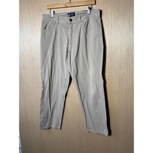 Johnnie O West Coast Prep Mens Beige Pants Size 34x32 Casual Chinos